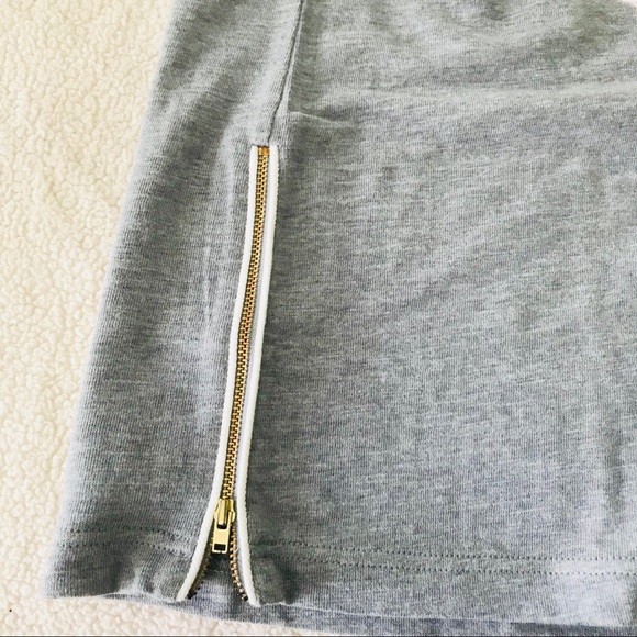 Jcrew Gray Side Zip Varsity Dress - Picture 4 of 5